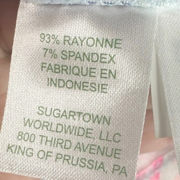 Lilly Pulitzer Sophie UPF 50 Women's Medium Knit Floral Dress. EUC - Picture 9 of 11